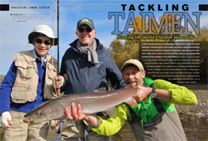 President Jimmy Carter Mongolia Taimen Fly Fisherman Article